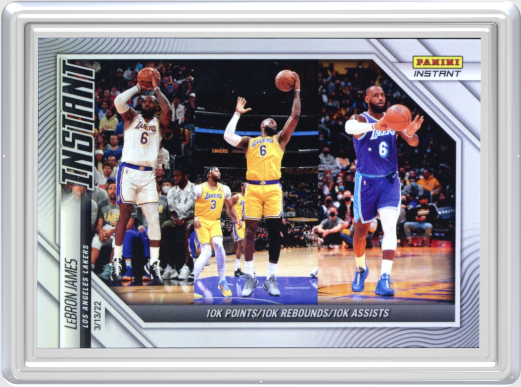 LeBron James trading card