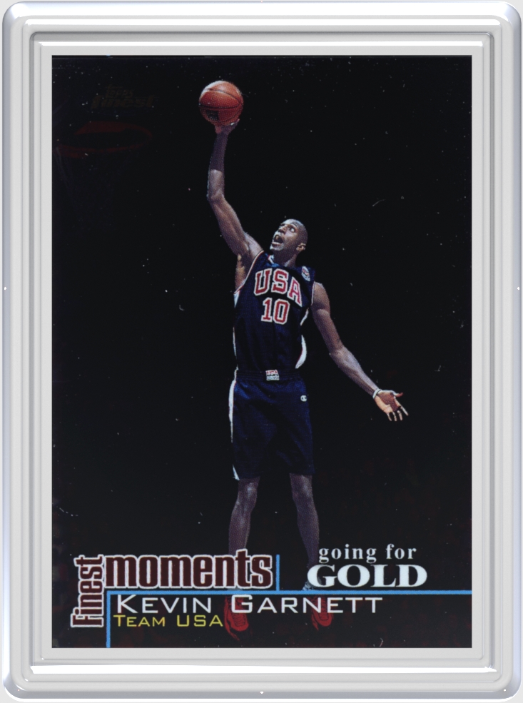Kevin Garnett trading card