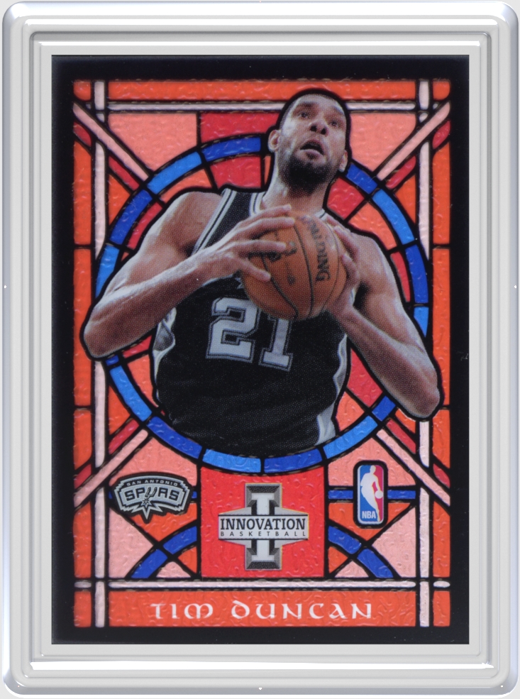 Tim Duncan trading card