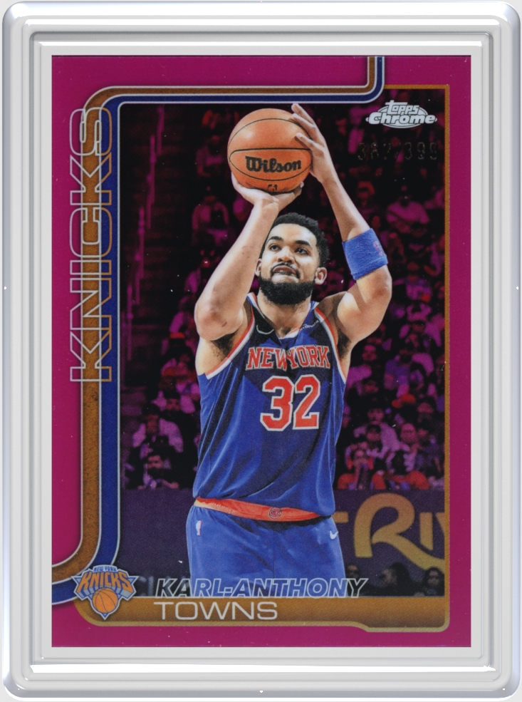 Karl-Anthony Towns trading card