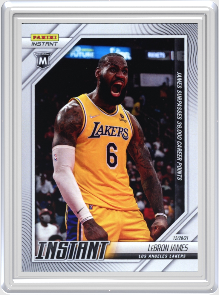 LeBron James trading card