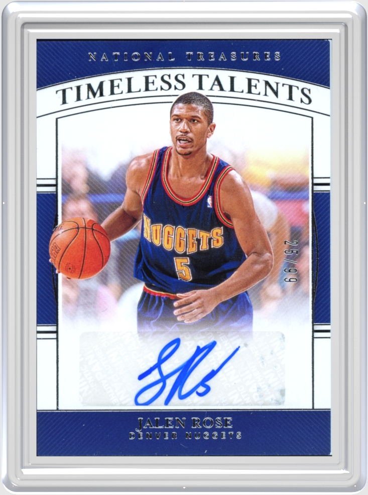 Jalen Rose trading card