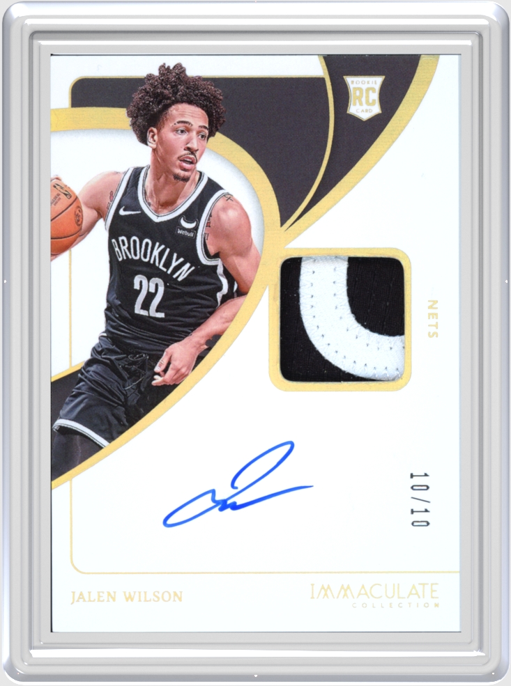 Jalen Wilson trading card