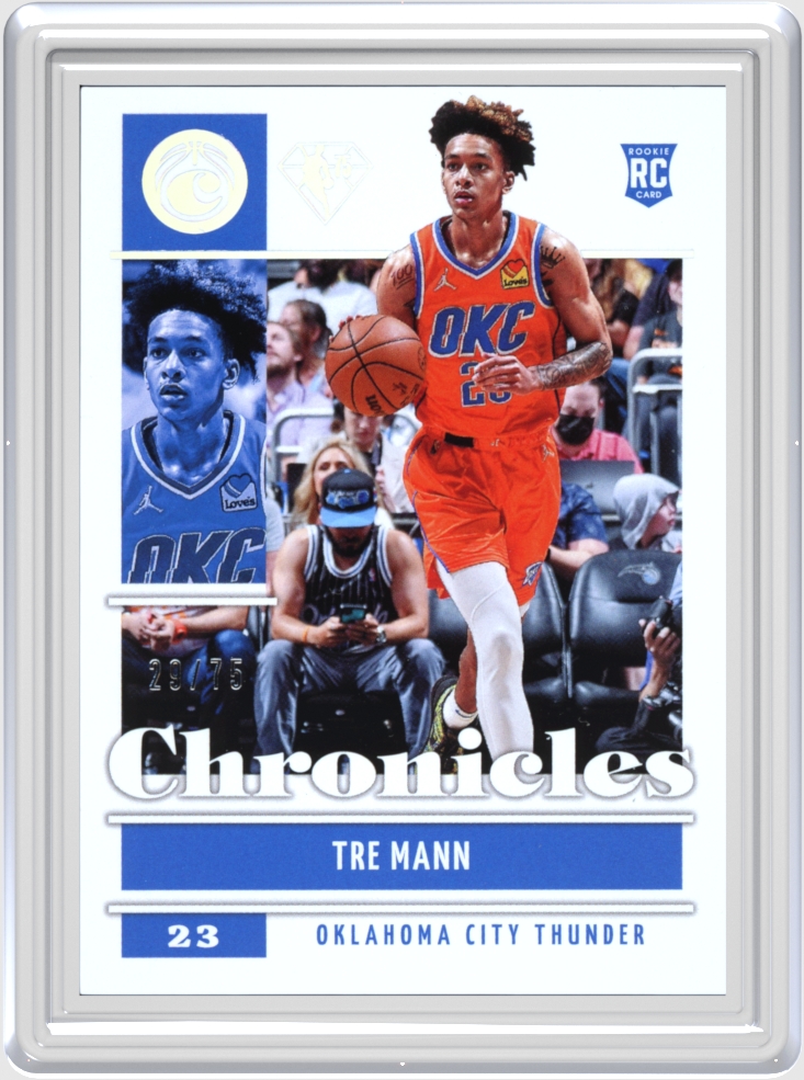 Tre Mann trading card