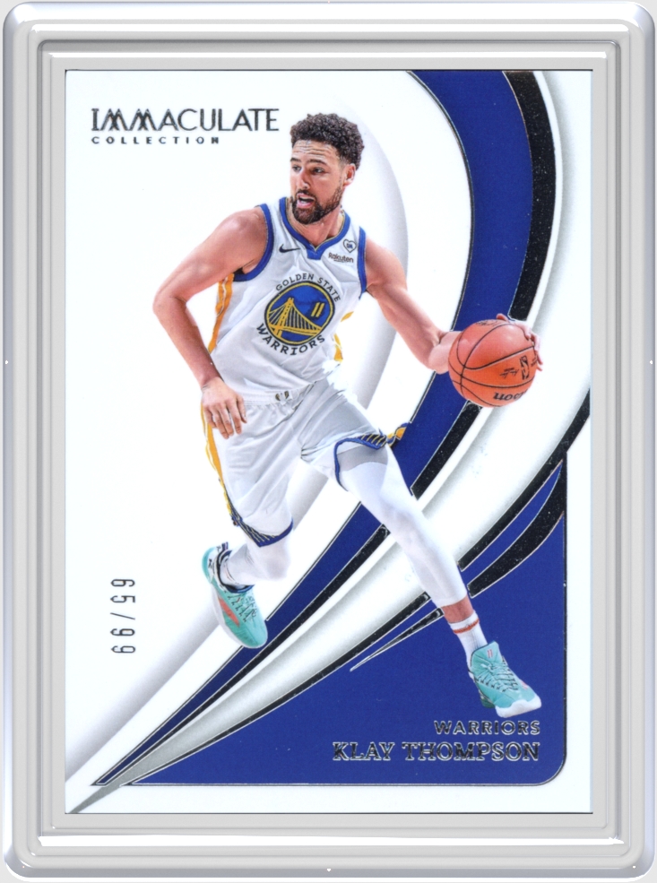 Klay Thompson trading card