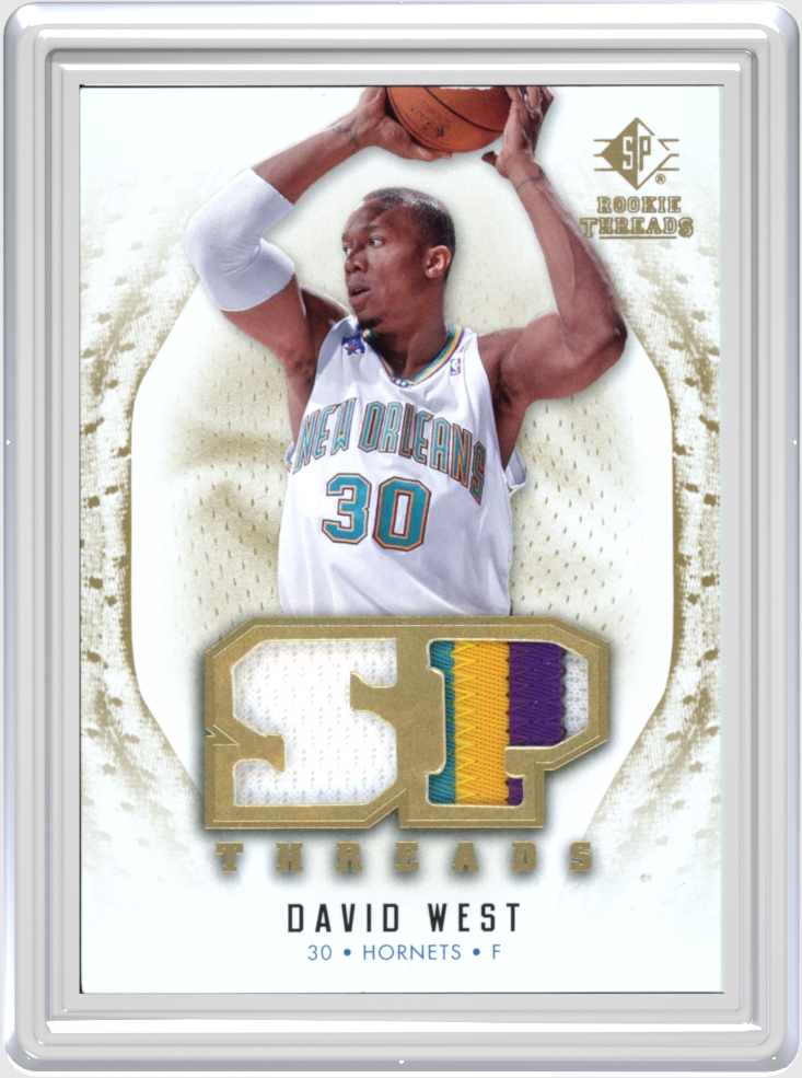 David West trading card