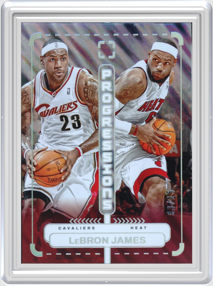 LeBron James trading card