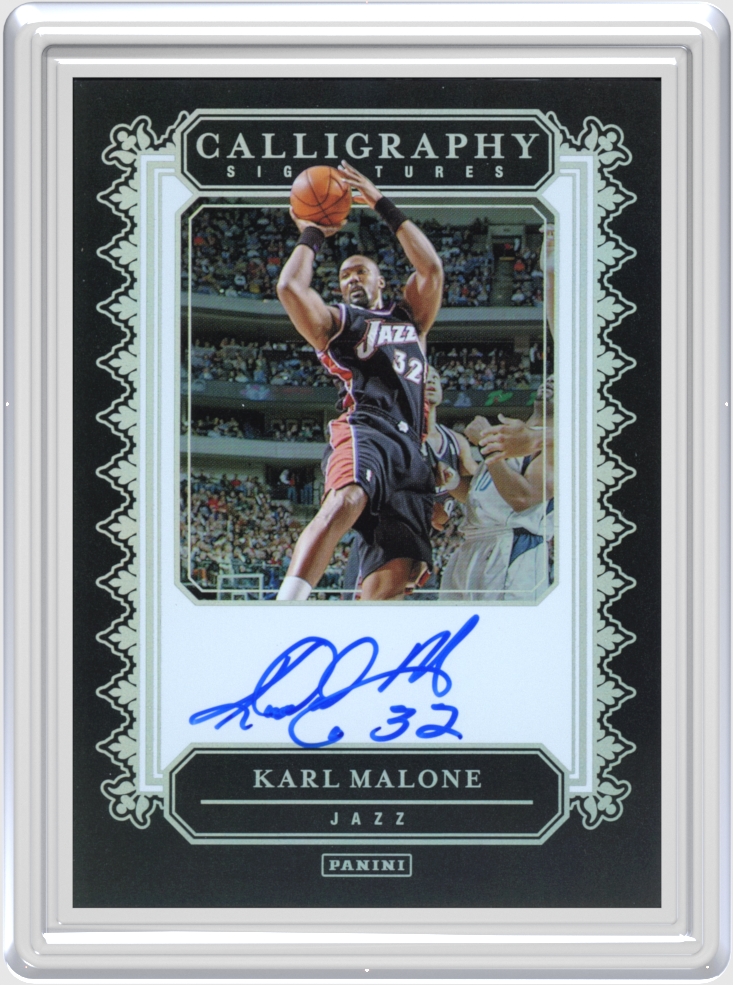 Karl Malone trading card