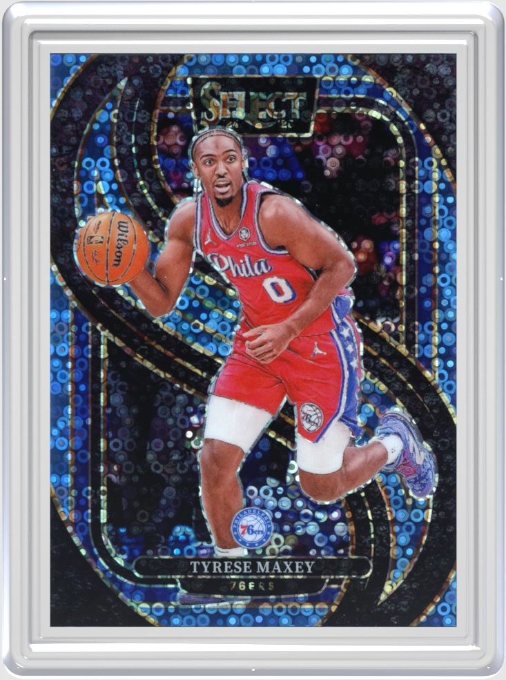 Tyrese Maxey trading card