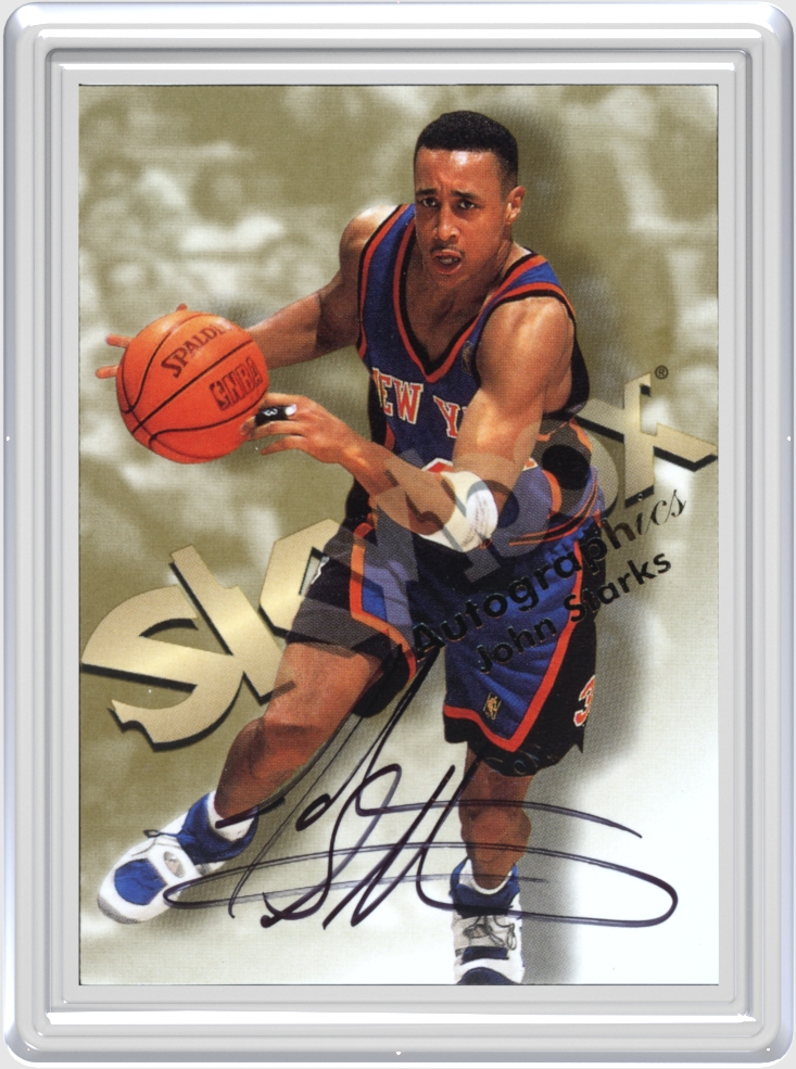 John Starks trading card