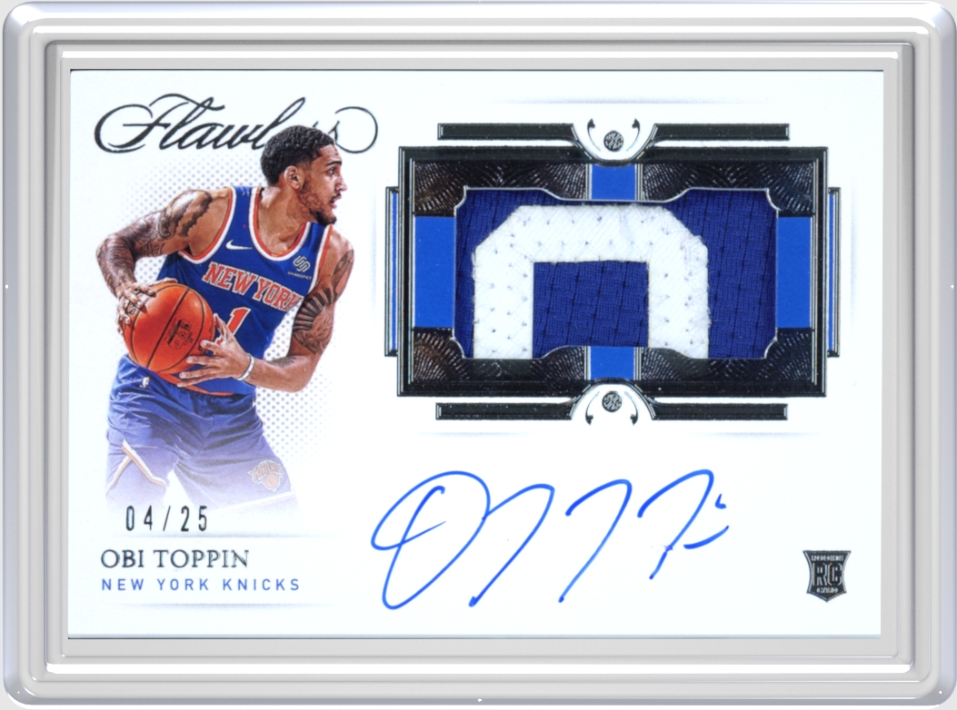 Obi Toppin trading card