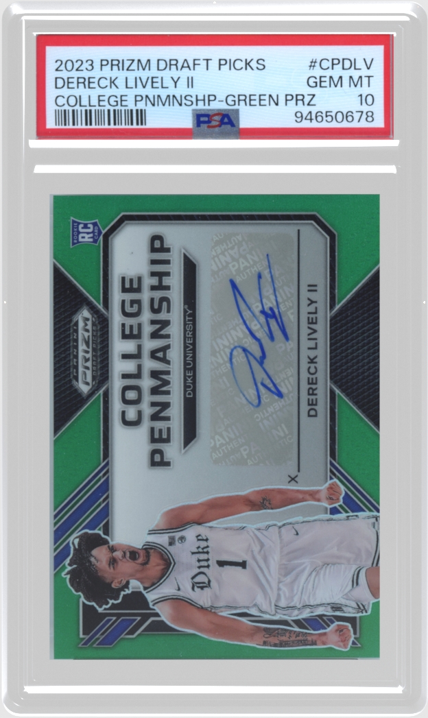 Dereck Lively II trading card