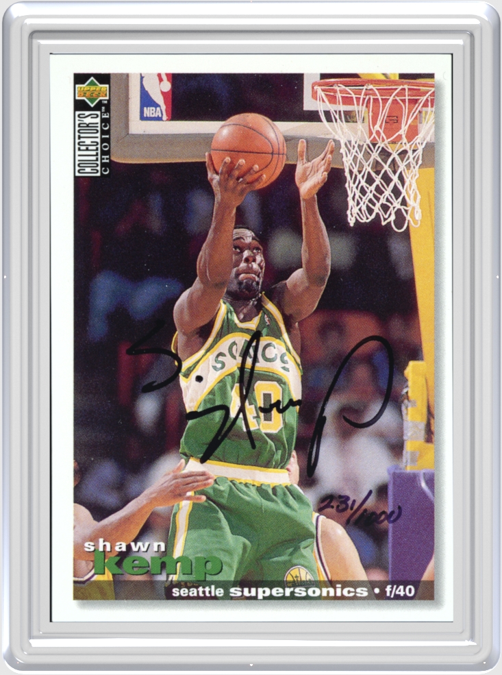 Shawn Kemp trading card