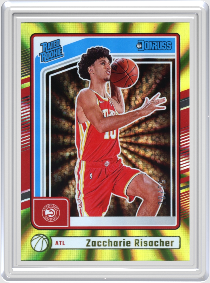 Zaccharie Risacher trading card