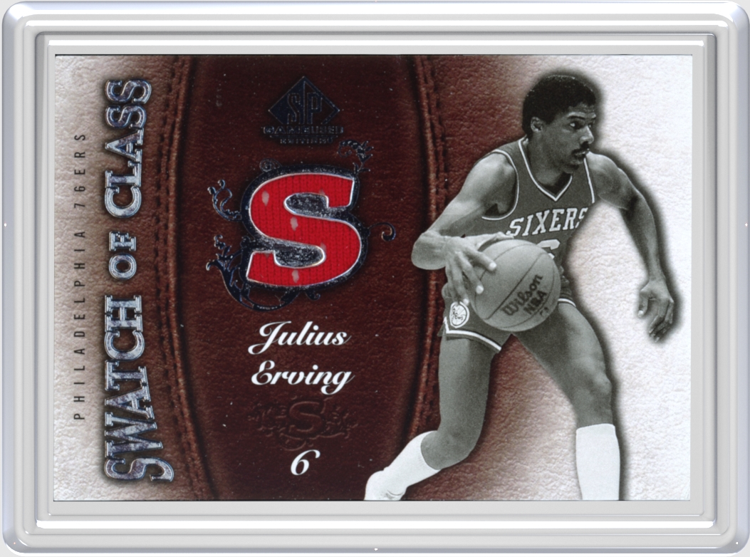 Julius Erving trading card