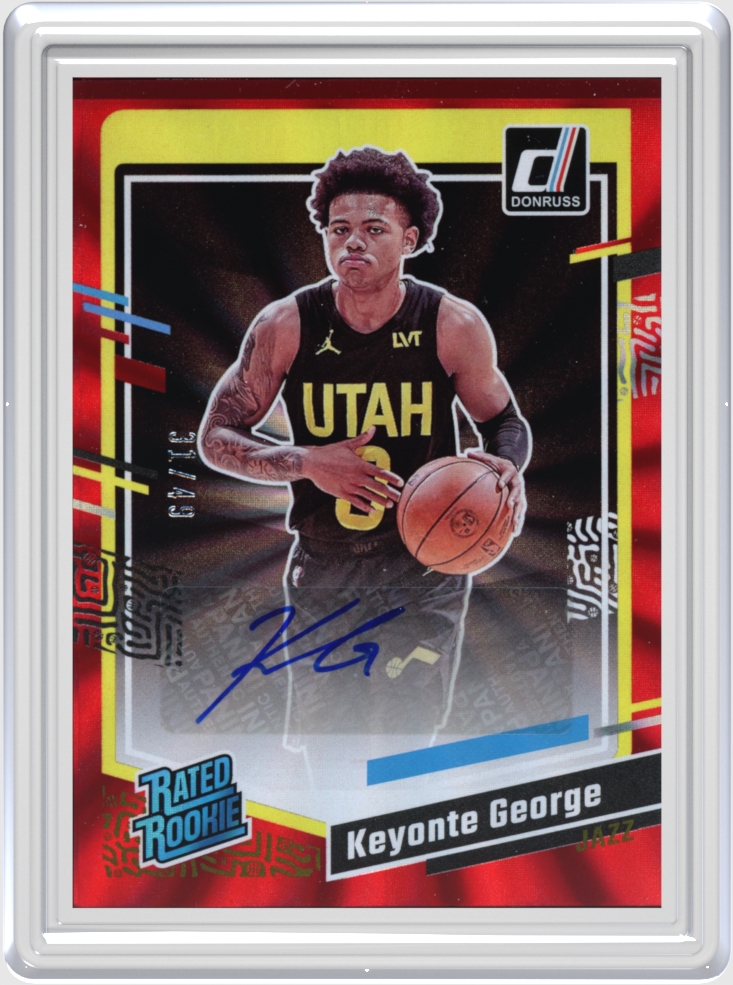 Keyonte George trading card