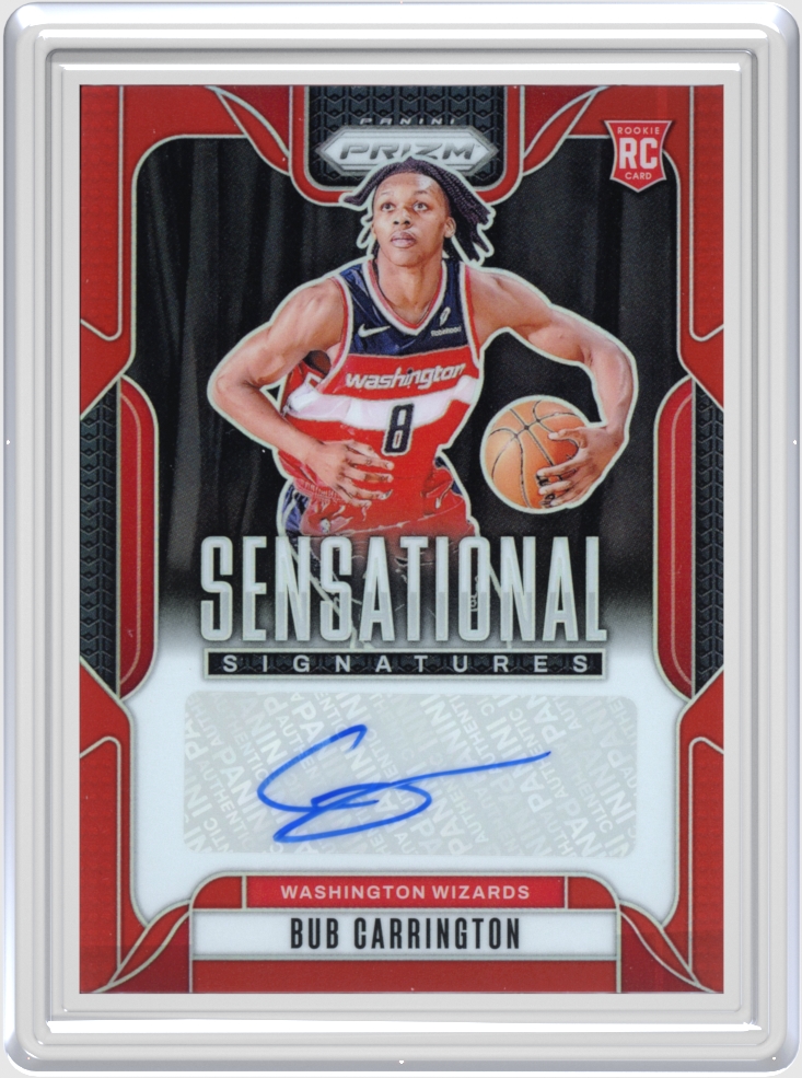 Bub Carrington trading card