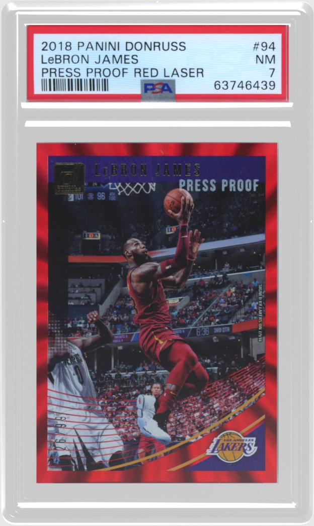 LeBron James trading card