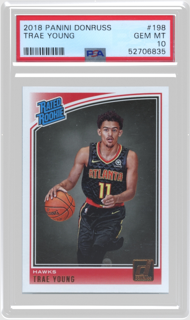 Trae Young trading card