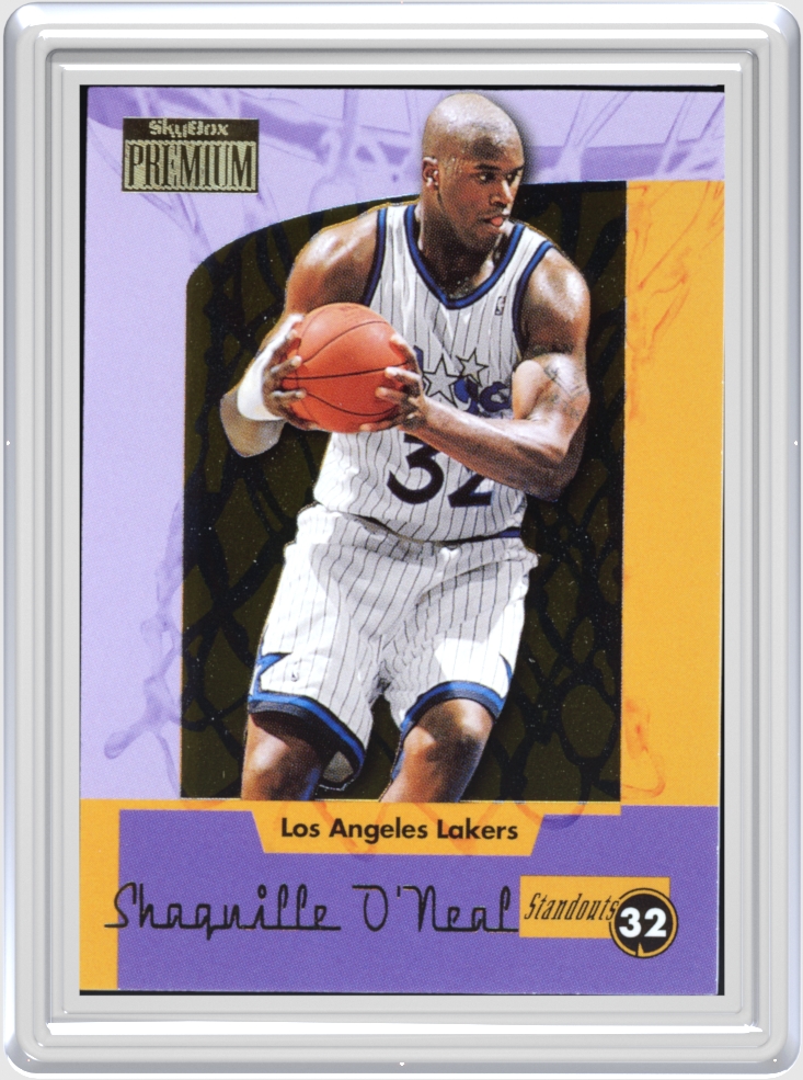 Shaquille O'Neal trading card