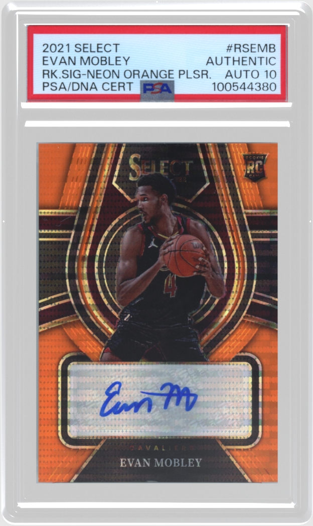 Evan Mobley trading card