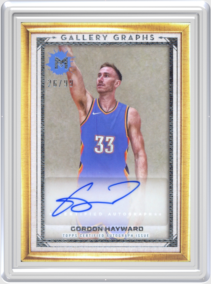 Gordon Hayward trading card