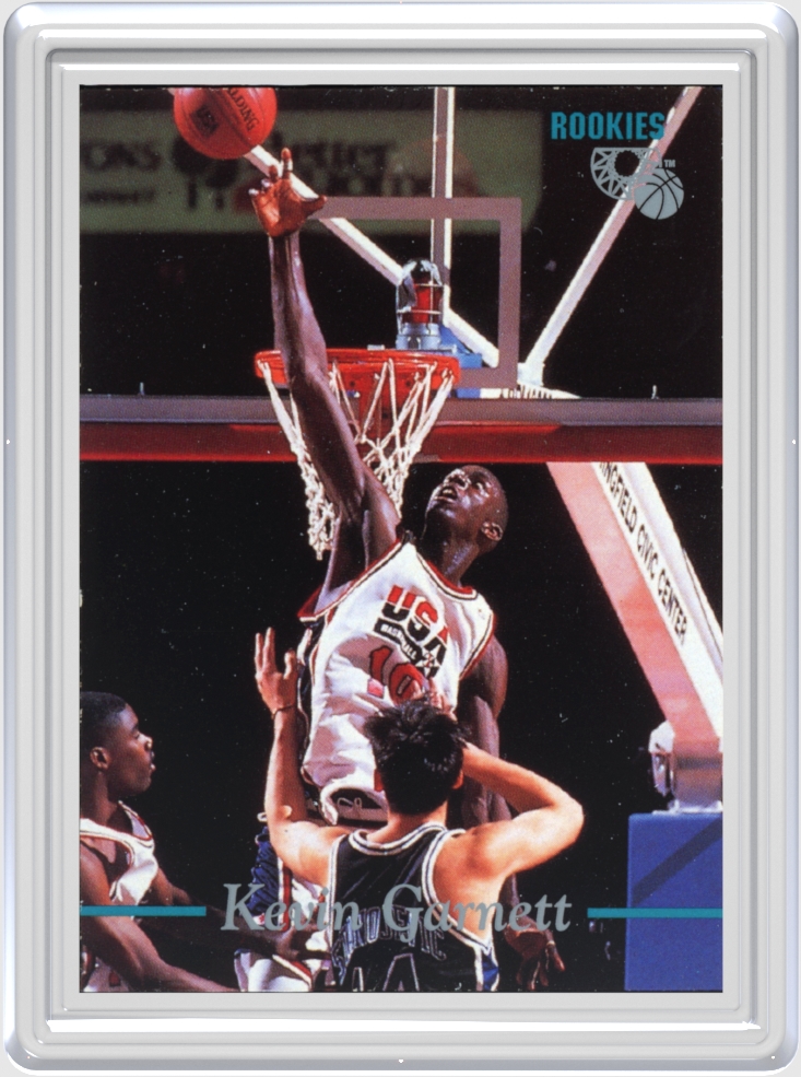 Kevin Garnett trading card