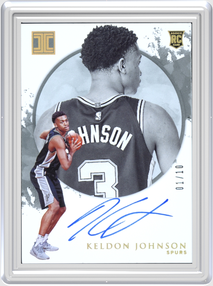 Keldon Johnson trading card