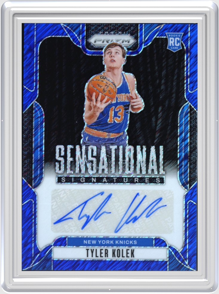 Tyler Kolek trading card