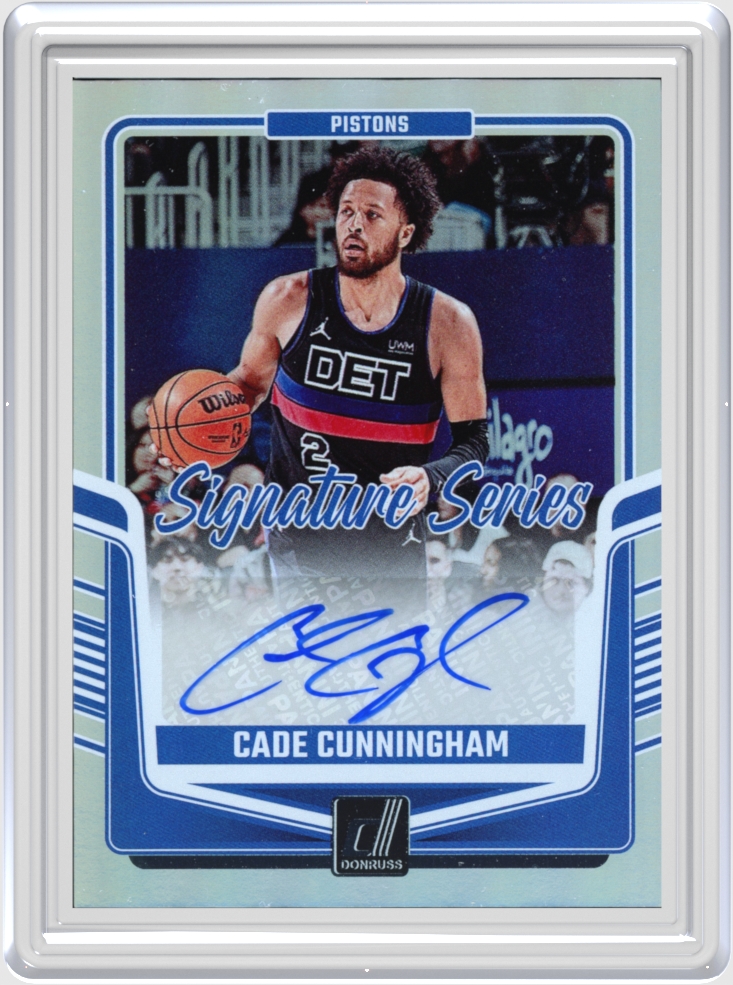 Cade Cunningham trading card