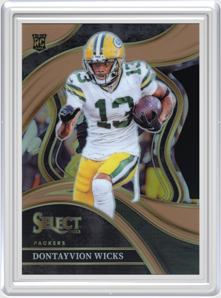 Dontayvion Wicks trading card