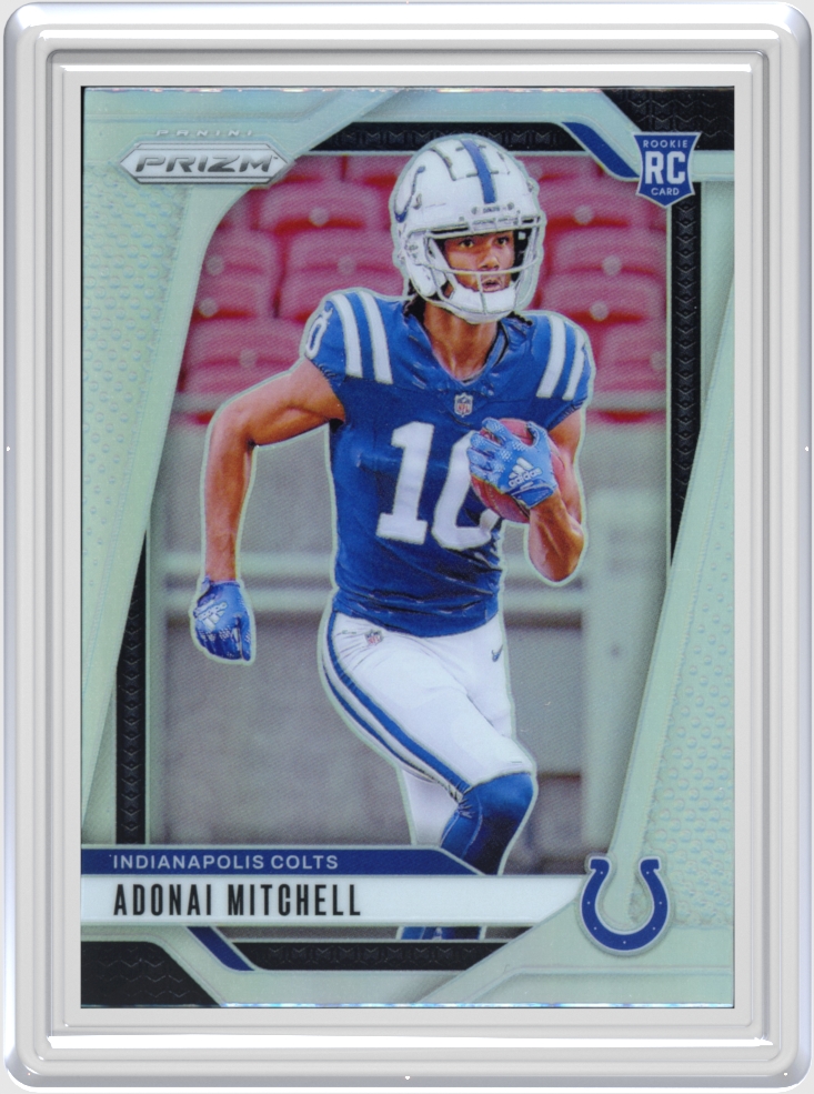 Adonai Mitchell trading card