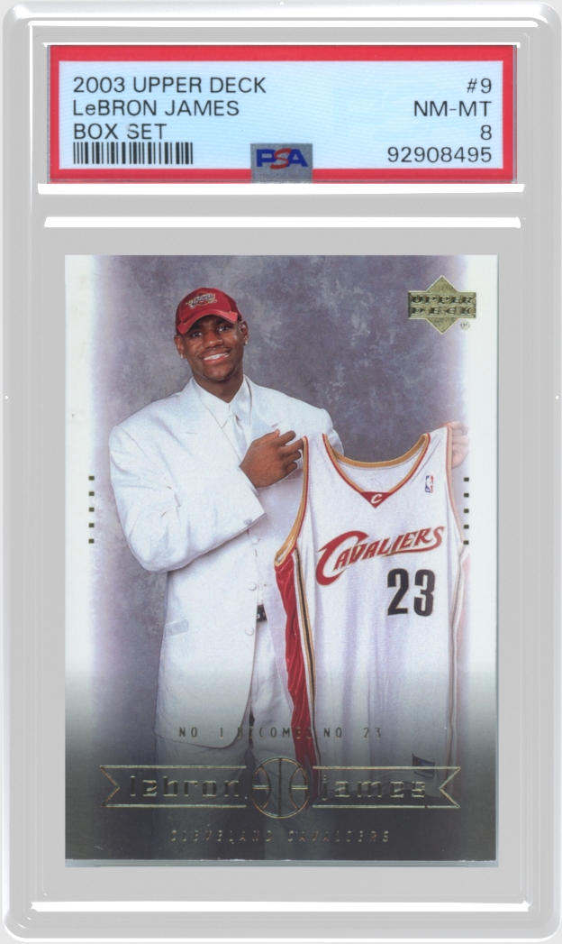 Lebron James trading card