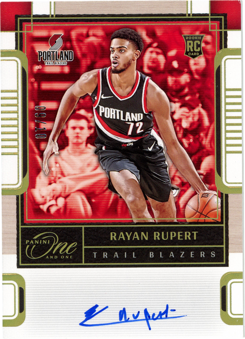 Rayan Rupert trading card