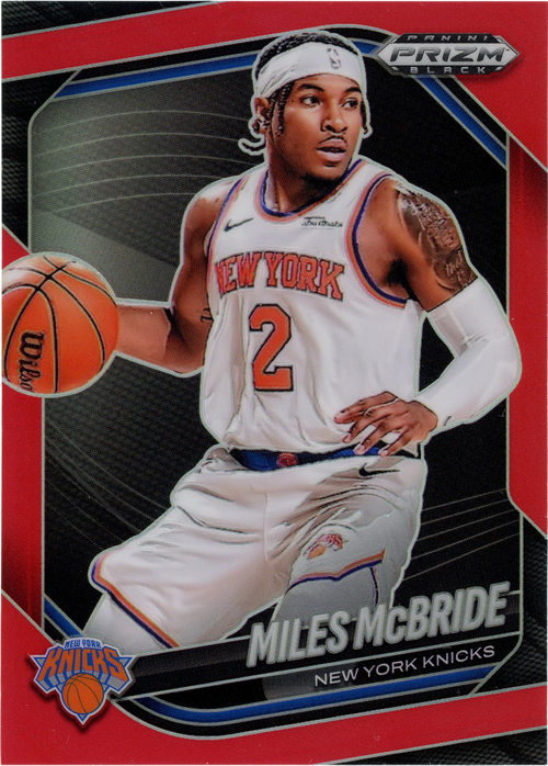 Miles McBride trading card