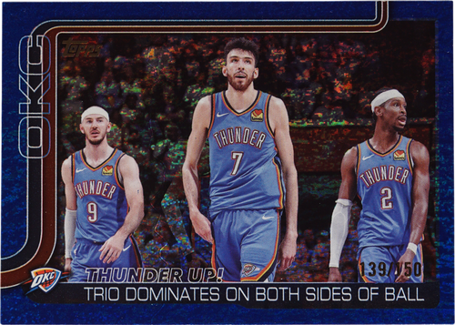 Thunder Up!: Trio Dominates On Both Sides Of Ball trading card