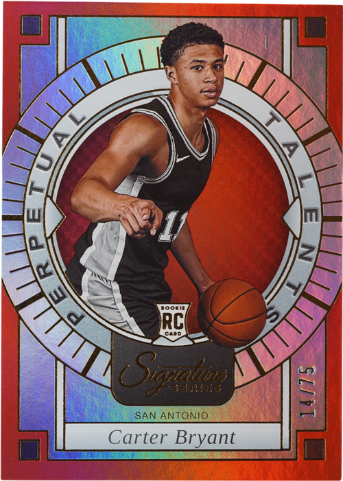 Carter Bryant trading card