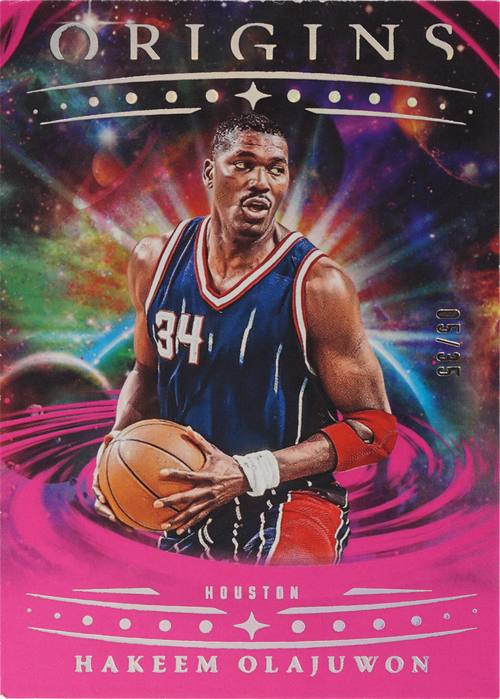 Hakeem Olajuwon trading card