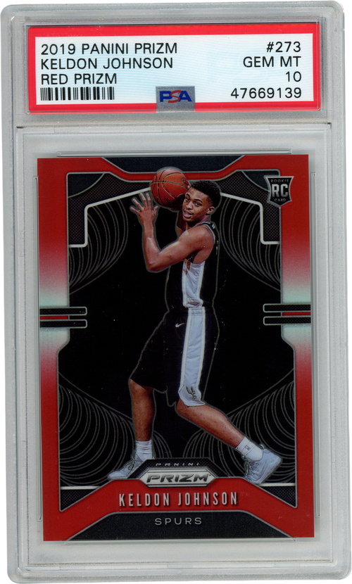 Keldon Johnson trading card