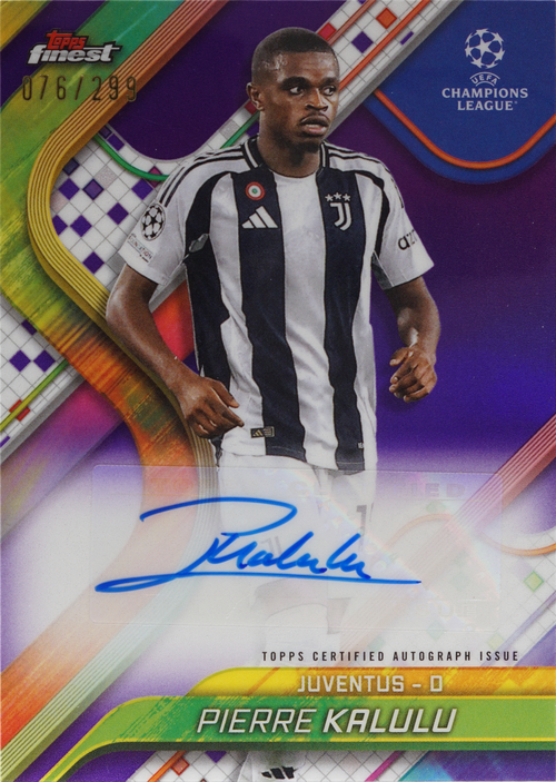 Pierre Kalulu trading card