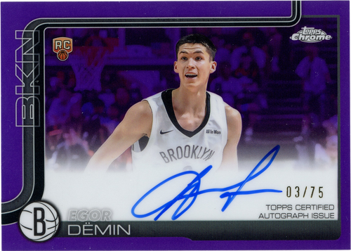 Egor Dëmin trading card