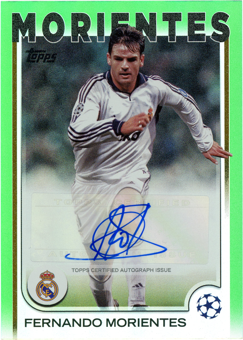 Fernando Morientes trading card