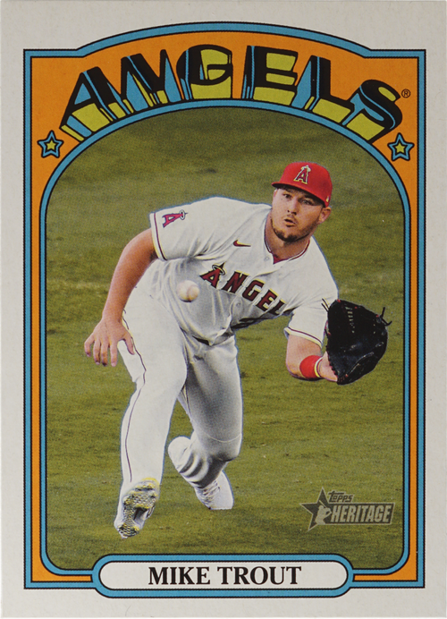 Mike Trout trading card