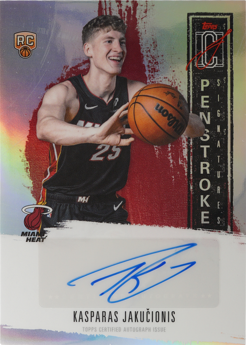Kasparas Jakučionis trading card