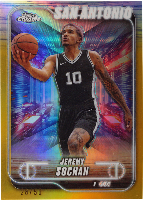 Jeremy Sochan trading card