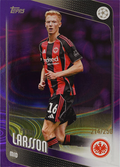 Hugo Larsson trading card
