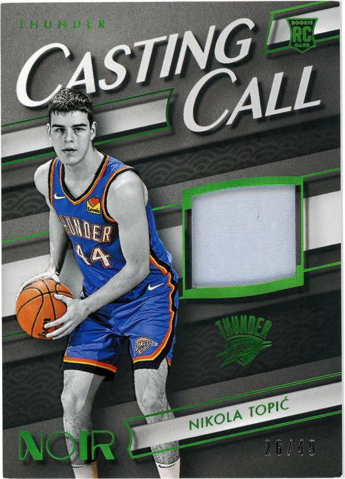 Nikola Topic trading card