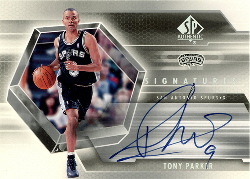 Tony Parker trading card