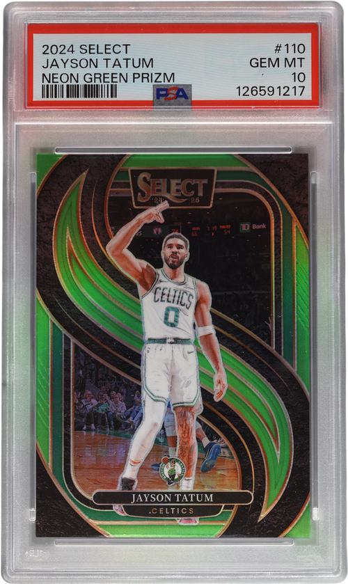 Jayson Tatum trading card