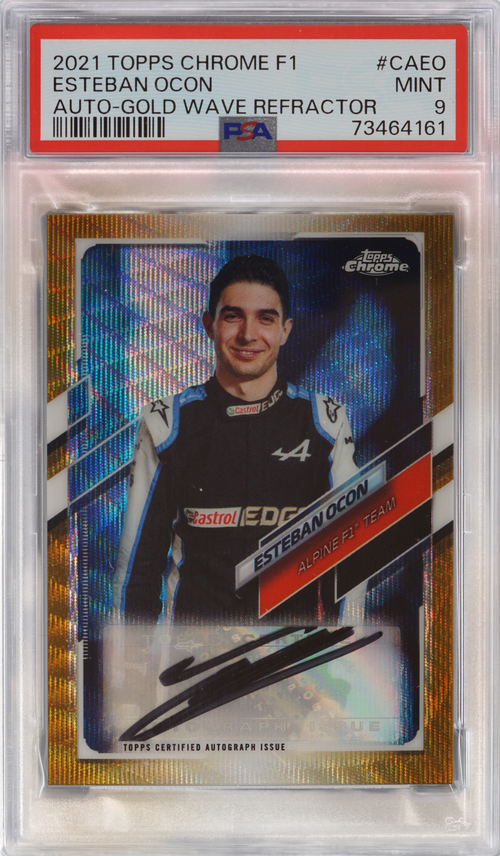Esteban Ocon trading card